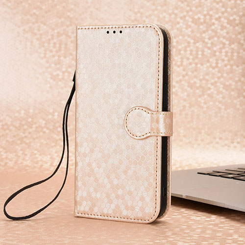 Leather Case Stands Flip Cover Holder C04X for Huawei Honor Magic5 Lite 5G Gold