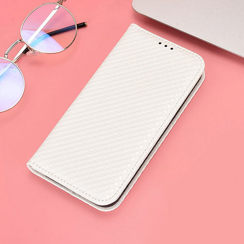 Leather Case Stands Flip Cover Holder C05X for Huawei Honor Magic4 Pro 5G White