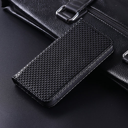 Leather Case Stands Flip Cover Holder C06X for Google Pixel 6 5G Black