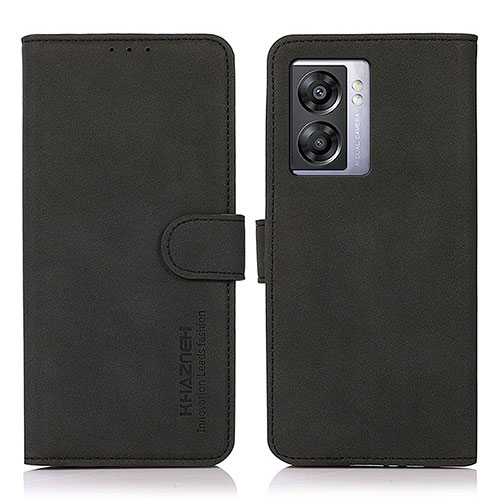 Leather Case Stands Flip Cover Holder D01Y for Realme Narzo 50 5G Black