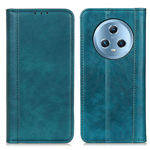 Leather Case Stands Flip Cover Holder D03Y for Huawei Honor Magic5 5G Green