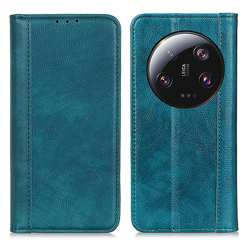 Leather Case Stands Flip Cover Holder D03Y for Xiaomi Mi 13 Ultra 5G Green