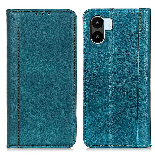 Leather Case Stands Flip Cover Holder D03Y for Xiaomi Poco C51 Green