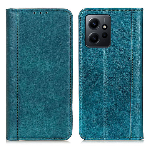 Leather Case Stands Flip Cover Holder D03Y for Xiaomi Redmi Note 12 4G Green