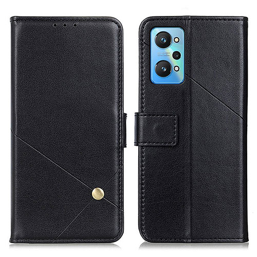 Leather Case Stands Flip Cover Holder D04Y for Realme GT Neo 3T 5G Black