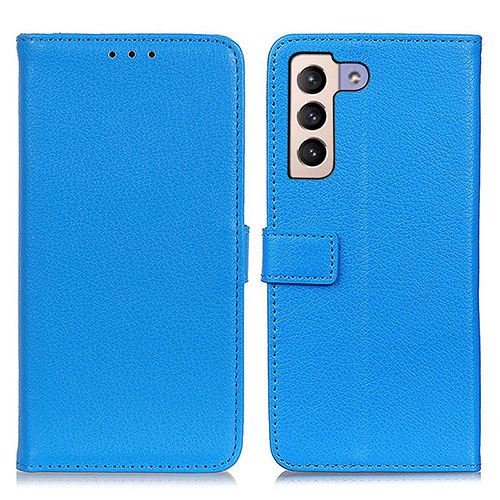 Leather Case Stands Flip Cover Holder D09Y for Samsung Galaxy S24 Plus 5G Sky Blue