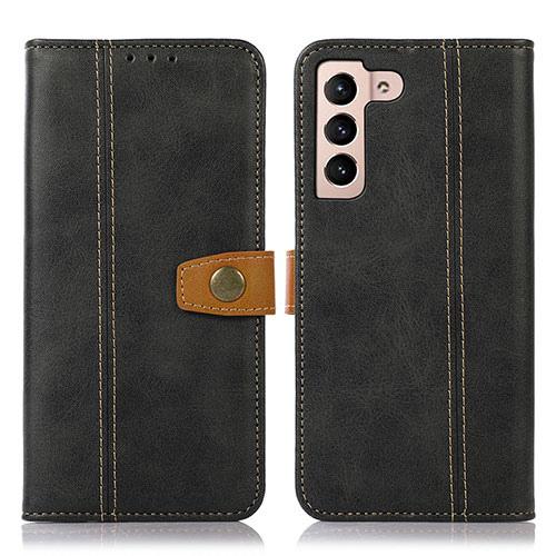 Leather Case Stands Flip Cover Holder D14T for Samsung Galaxy S21 5G Black