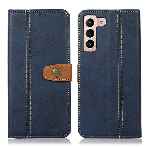 Leather Case Stands Flip Cover Holder D14T for Samsung Galaxy S24 Plus 5G Blue