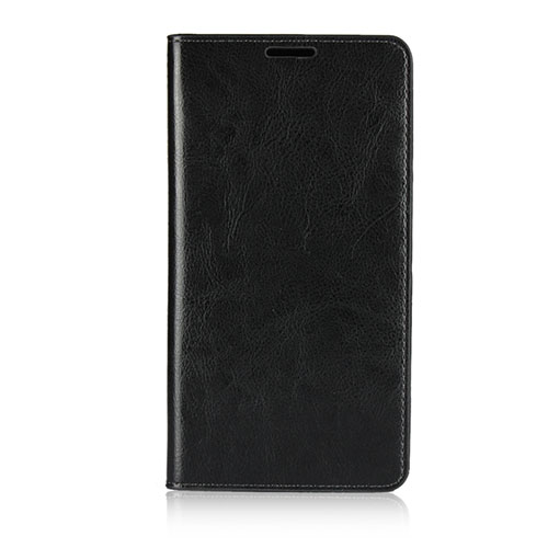 Leather Case Stands Flip Cover Holder for Asus Zenfone 2 Laser 6.0 ZE601KL Black