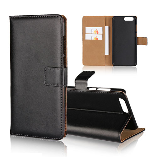 Leather Case Stands Flip Cover Holder for Asus Zenfone 4 ZE554KL Black