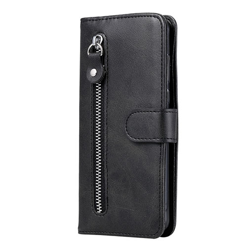 Leather Case Stands Flip Cover Holder for Huawei Honor 9A Black