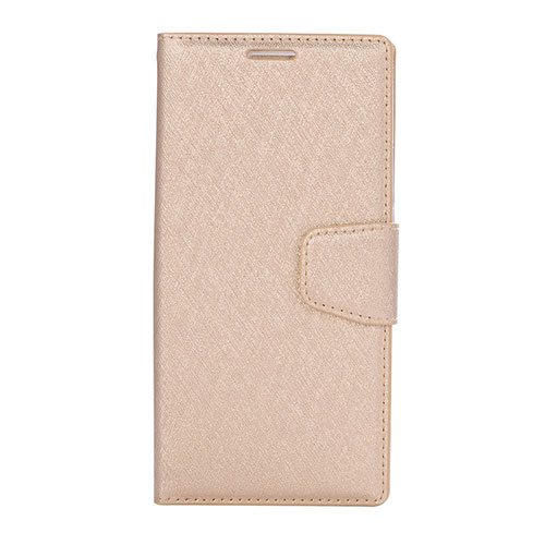 Leather Case Stands Flip Cover Holder for Huawei P20 Lite Gold