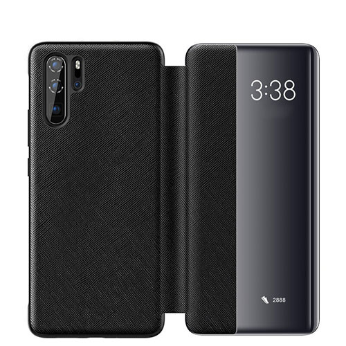 Leather Case Stands Flip Cover Holder for Huawei P30 Pro New Edition Black