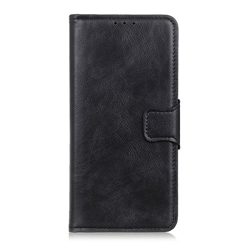 Leather Case Stands Flip Cover Holder for Huawei Y6p Black