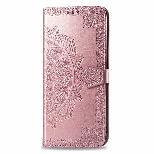 Leather Case Stands Flip Cover Holder for LG Stylo 6 Rose Gold