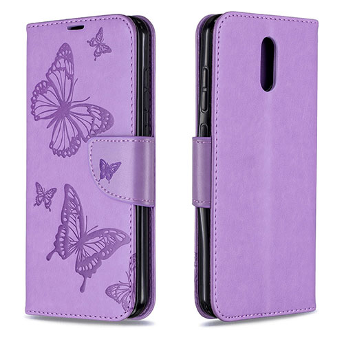 Leather Case Stands Flip Cover Holder for Nokia 2.3 Purple