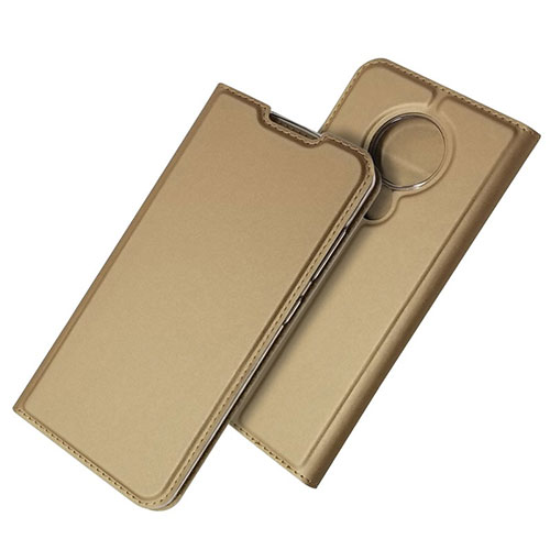 Leather Case Stands Flip Cover Holder for Nokia 6.2 Gold