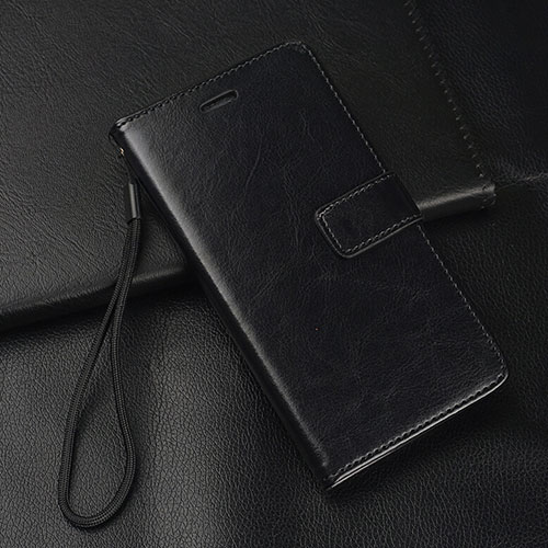 Leather Case Stands Flip Cover Holder for Oppo A11 Black