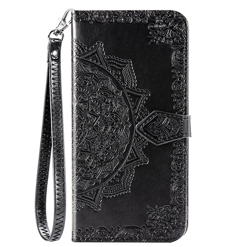 Leather Case Stands Flip Cover Holder for Samsung Galaxy A51 5G Black