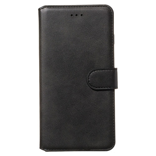 Leather Case Stands Flip Cover Holder for Samsung Galaxy S20 Plus Black