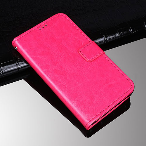 Leather Case Stands Flip Cover Holder for Sony Xperia 10 Hot Pink