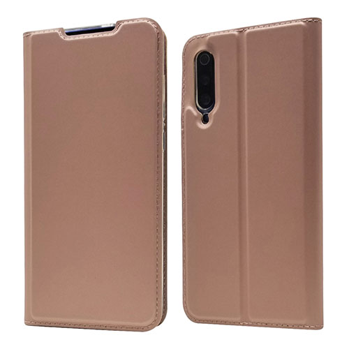 Leather Case Stands Flip Cover Holder for Xiaomi Mi 9 Rose Gold