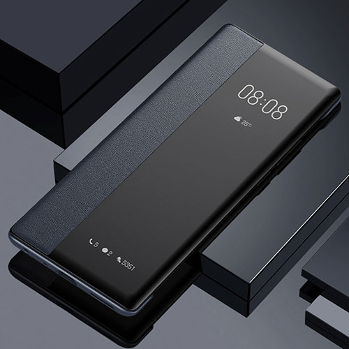 Leather Case Stands Flip Cover Holder for Xiaomi Poco F3 5G Black