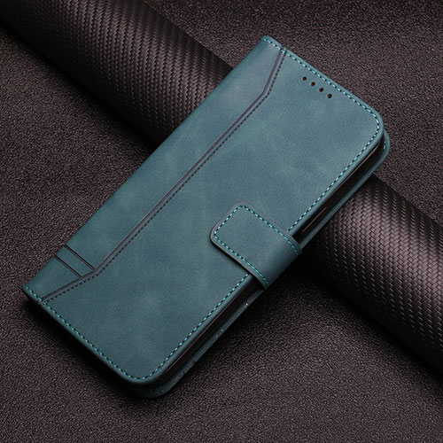 Leather Case Stands Flip Cover Holder H01X for Google Pixel 6 Pro 5G Green