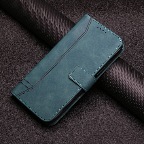 Leather Case Stands Flip Cover Holder H01X for Samsung Galaxy A73 5G Green