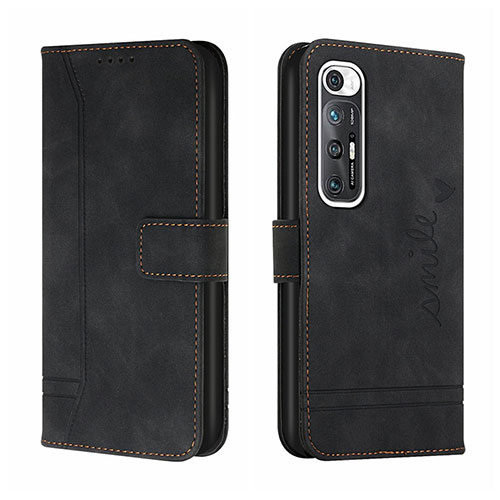 Leather Case Stands Flip Cover Holder H01X for Xiaomi Mi 10S 5G Black