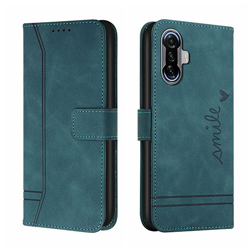 Leather Case Stands Flip Cover Holder H01X for Xiaomi Poco F3 GT 5G Green