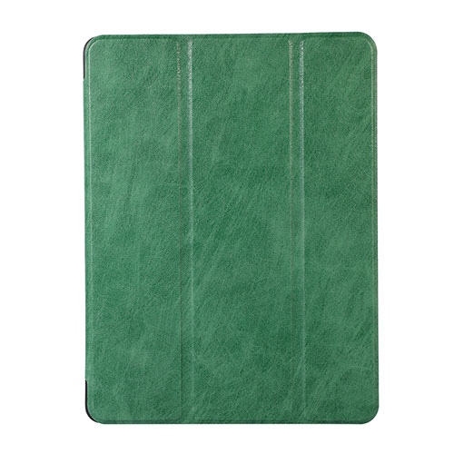 Leather Case Stands Flip Cover Holder H02 for Apple iPad Mini 4 Green