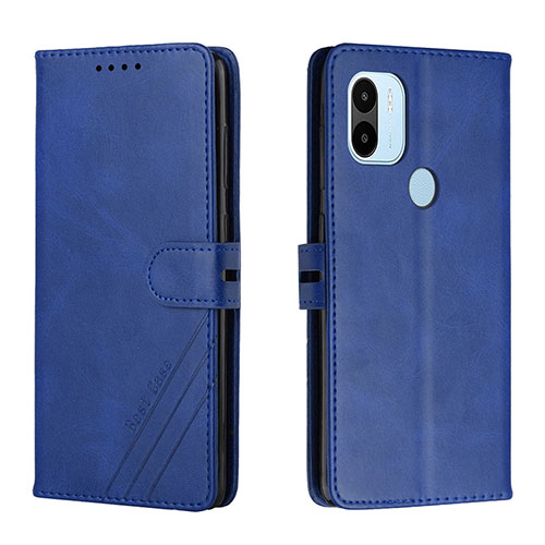 Leather Case Stands Flip Cover Holder H02X for Xiaomi Redmi A1 Plus Blue