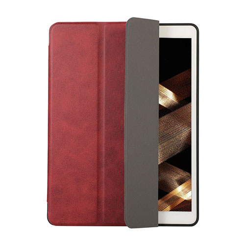 Leather Case Stands Flip Cover Holder H03 for Apple iPad 10.2 (2019) Red