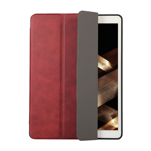 Leather Case Stands Flip Cover Holder H03 for Apple iPad Mini 6 Red