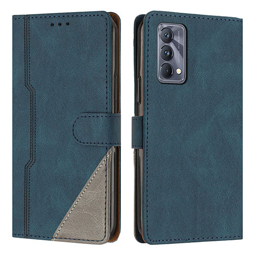 Leather Case Stands Flip Cover Holder H05X for Realme GT Master 5G Blue