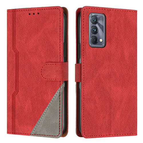 Leather Case Stands Flip Cover Holder H05X for Realme GT Master 5G Red