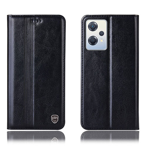 Leather Case Stands Flip Cover Holder H06P for OnePlus Nord CE 2 Lite 5G Black