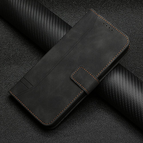 Leather Case Stands Flip Cover Holder H06X for Huawei Honor 50 5G Black