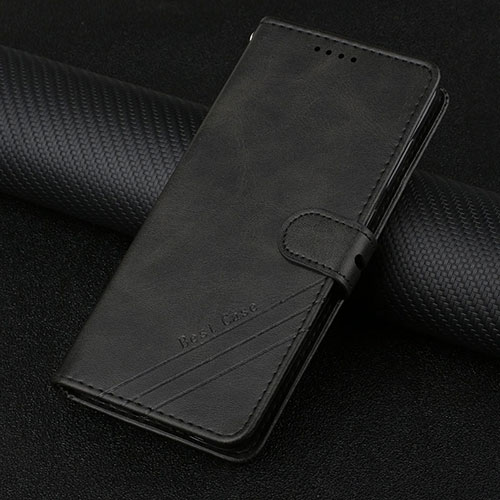 Leather Case Stands Flip Cover Holder H08X for Google Pixel 6a 5G Black