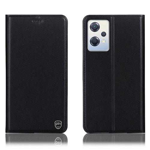 Leather Case Stands Flip Cover Holder H21P for OnePlus Nord CE 2 Lite 5G Black