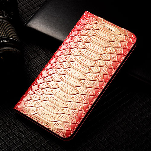 Leather Case Stands Flip Cover Holder H25P for Asus ZenFone 8 Flip ZS672KS Pink