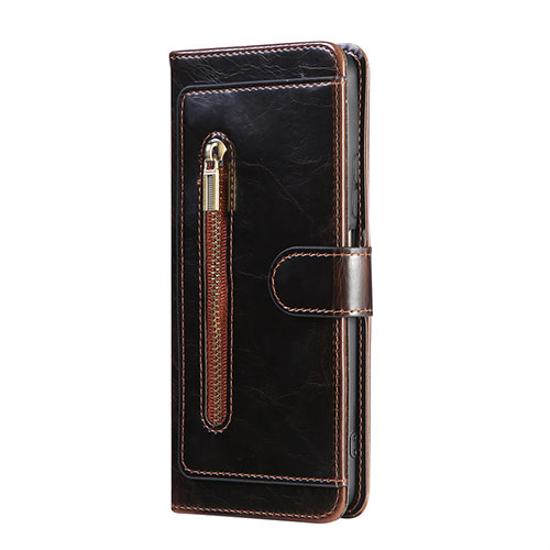 Leather Case Stands Flip Cover Holder JDK for Xiaomi Redmi Note 11 SE 5G Brown