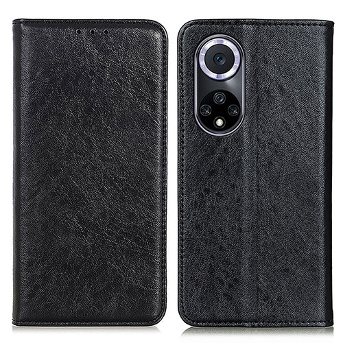 Leather Case Stands Flip Cover Holder K01Z for Huawei Nova 9 Black