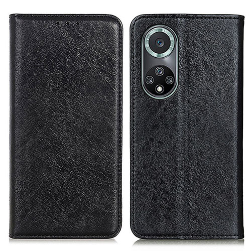 Leather Case Stands Flip Cover Holder K01Z for Huawei Nova 9 Pro Black