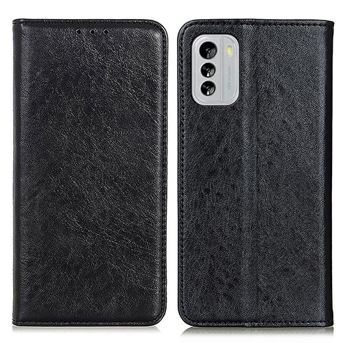 Leather Case Stands Flip Cover Holder K01Z for Nokia G60 5G Black