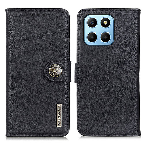 Leather Case Stands Flip Cover Holder K02Z for Huawei Honor X6 5G Black