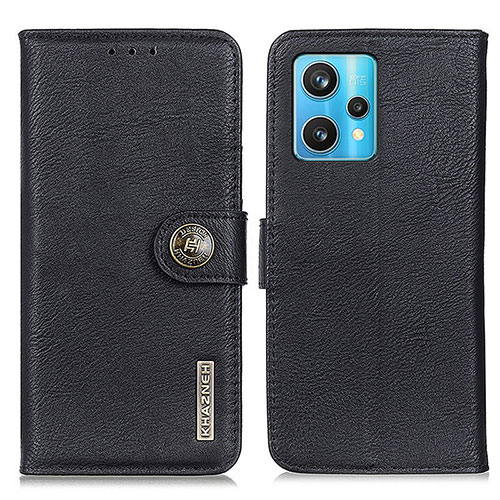 Leather Case Stands Flip Cover Holder K02Z for Realme Narzo 50 Pro 5G Black