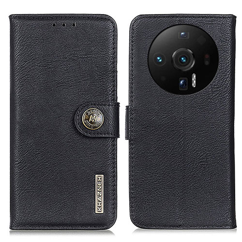 Leather Case Stands Flip Cover Holder K02Z for Xiaomi Mi 12S Ultra 5G Black