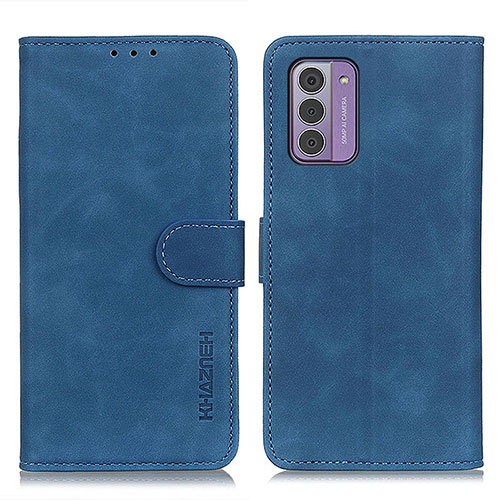 Leather Case Stands Flip Cover Holder K03Z for Nokia G42 5G Blue